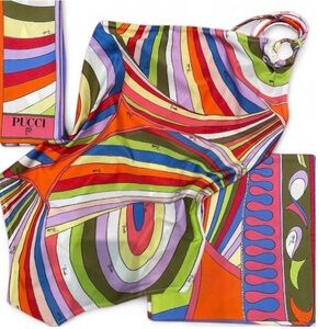 Vibrant Pucci Swimsuit & Matching Scarf Set